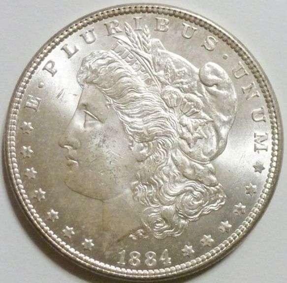 Superb BU 1884P Morgan Silver Dollar-Better Philadelphia Date!