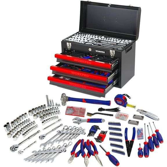 408-Piece Mechanics & Home Repair Tool Chest