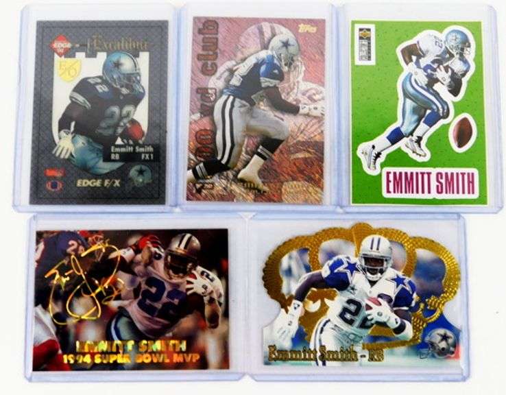 5 Emmitt Smith Football Cards