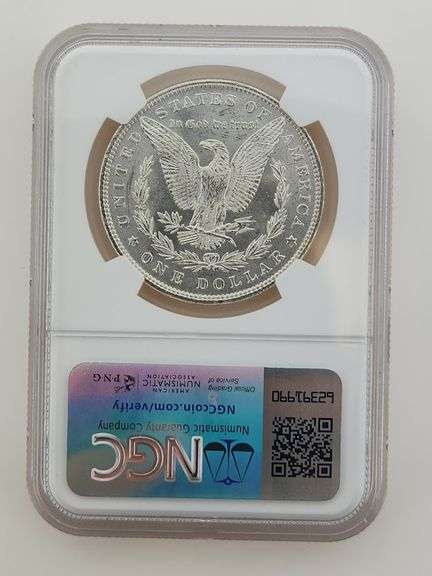 1881 Morgan Silver Dollar, NGC MS63