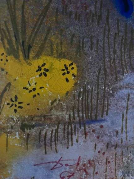 Original plate Signed Salvador Dalí Lithograph from the Romeo & Juliet Rizzoli Edition, Milan 1975