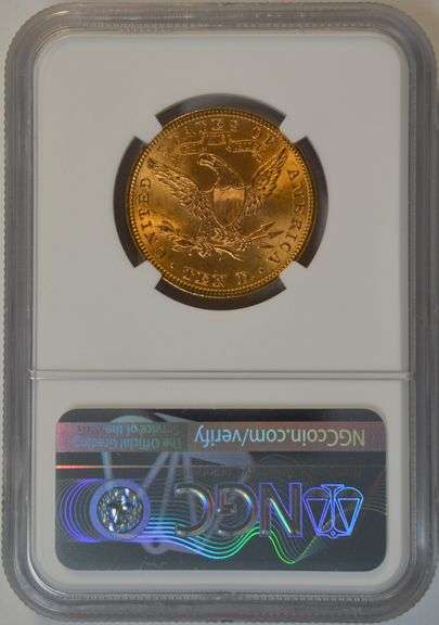 Nearly Gem BU 1901 $10 Liberty Gold Piece. NGC MS64