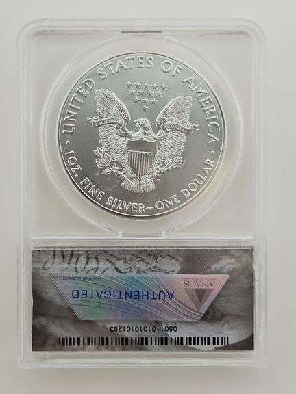 2016 American Silver Eagle, ANACS MS70