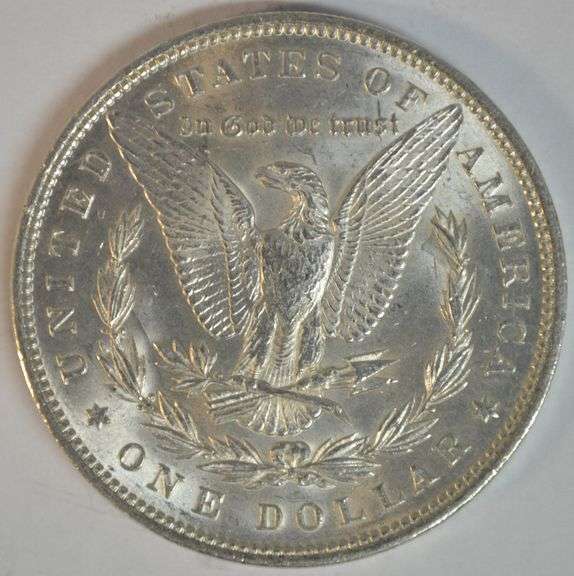 Choice BU 1891-P Morgan Silver Dollar. Lustrous