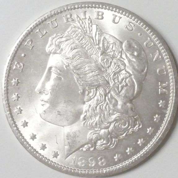 Superb BU 1898 New Orleans Minted Morgan Silver Dollar!