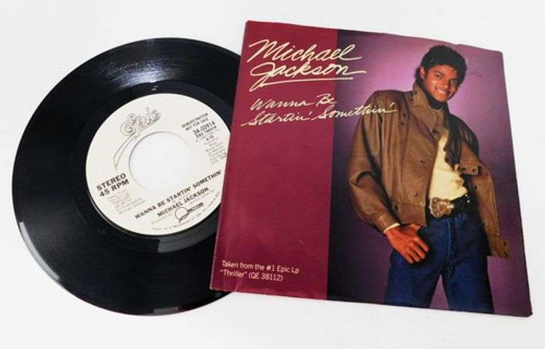 1982 Michael Jackson Demo 45 Record w/DJ