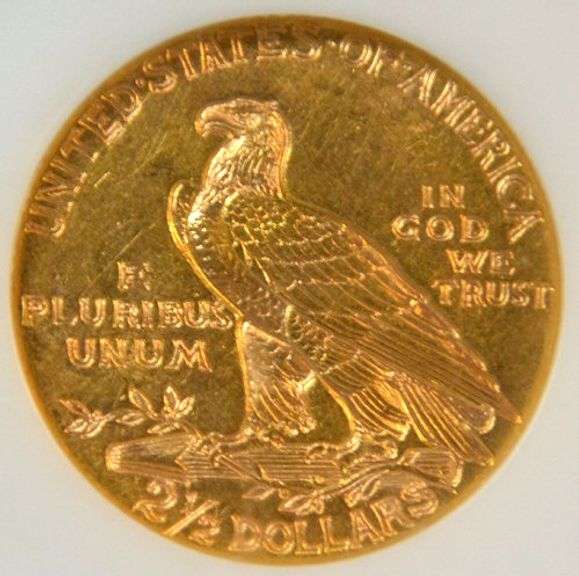 Very Scarce Choice BU 1915 $2.50 Indian Gold Piece.