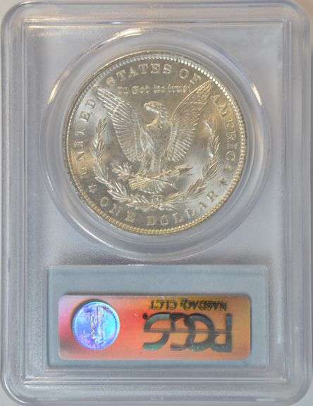 Much better nearly Gem BU 1889 Morgan Silver Dollar. PCGS MS64