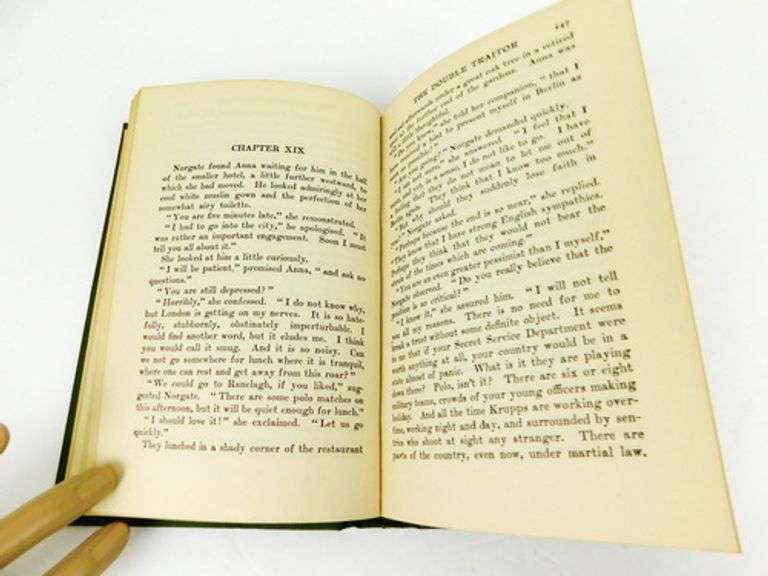 1915 The Double Traitor by Oppenheim Antique Book