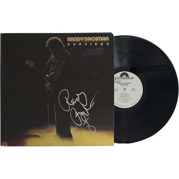Randy Bachman Signed Survivor Vinyl Record w/ COA