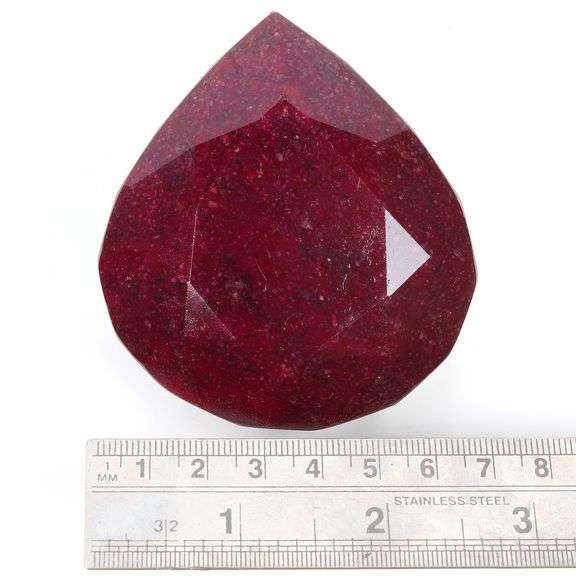 Magnificent Huge Museum Size 1630 Ct Certified Red Ruby Solitaire