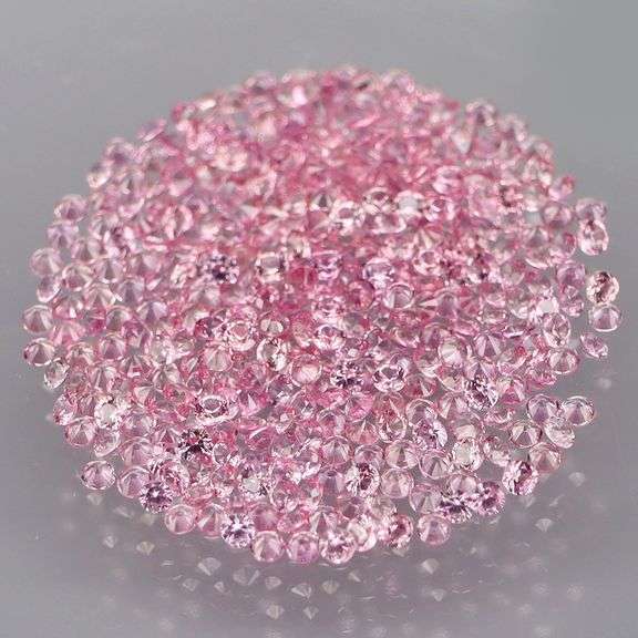 Rare heated only 2ct pink Sapphire set