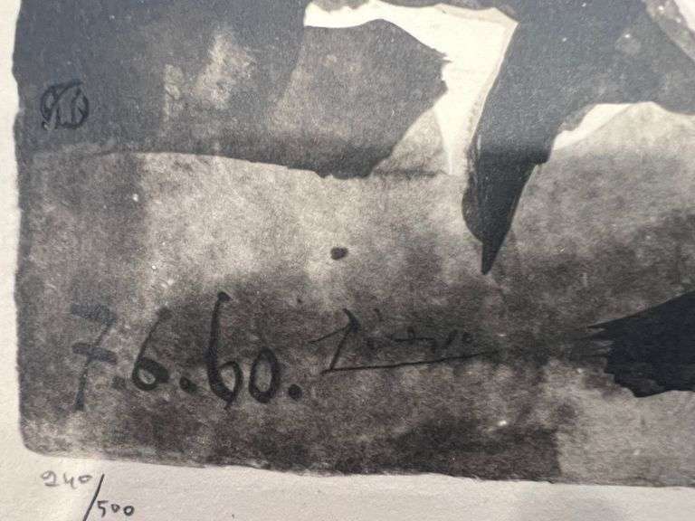 Pablo Picasso Toro "Bullfighter" Lithograph from 1960 Portfolio