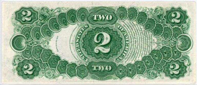 Choice Crisp Uncirculated 1917 Series Large Size $2 Legal Tender Note