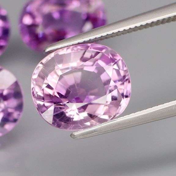 Glittering 11.65ct oval cut Bolivian Amethyst set