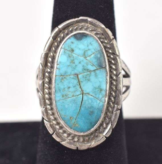 Turquoise Gemstone Ring in Sterling Silver