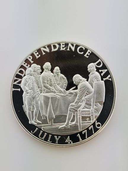 July 4, 1976 Proof Sterling Silver Bicentennial Day Medal