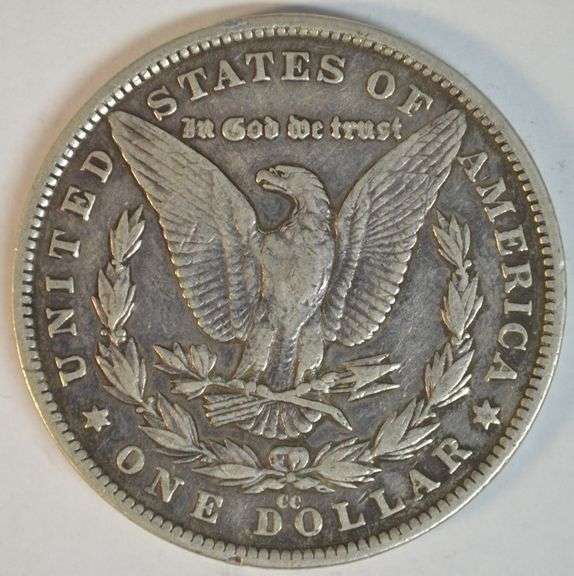 Scarce 1882-CC Morgan Silver Dollar in sharp XF