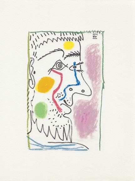 Exclusive Limited Edition Pablo Picasso Lithograph "Le Gout du Bonheur", 1970