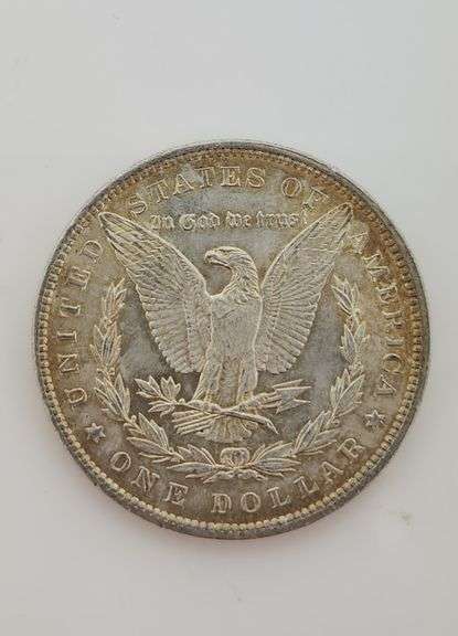 1889 Morgan Silver Dollar, UNC Toned
