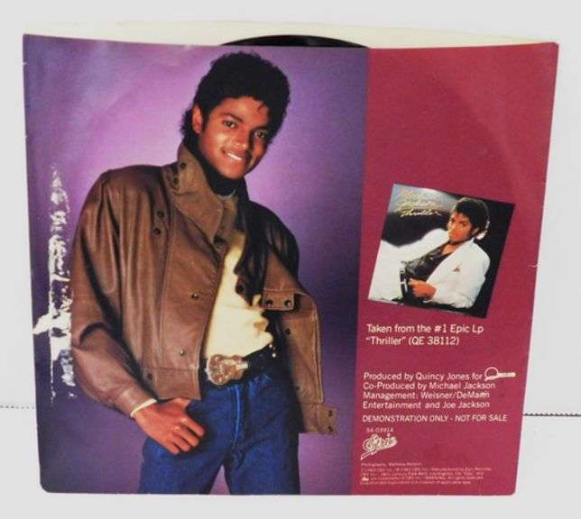 1982 Michael Jackson Demo 45 Record w/DJ