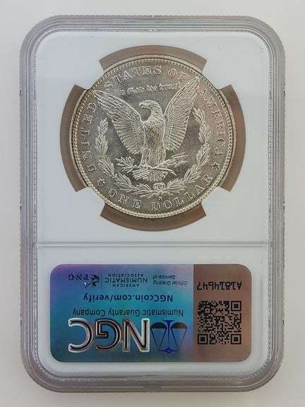 1881-S Morgan Silver Dollar, NGC MS63