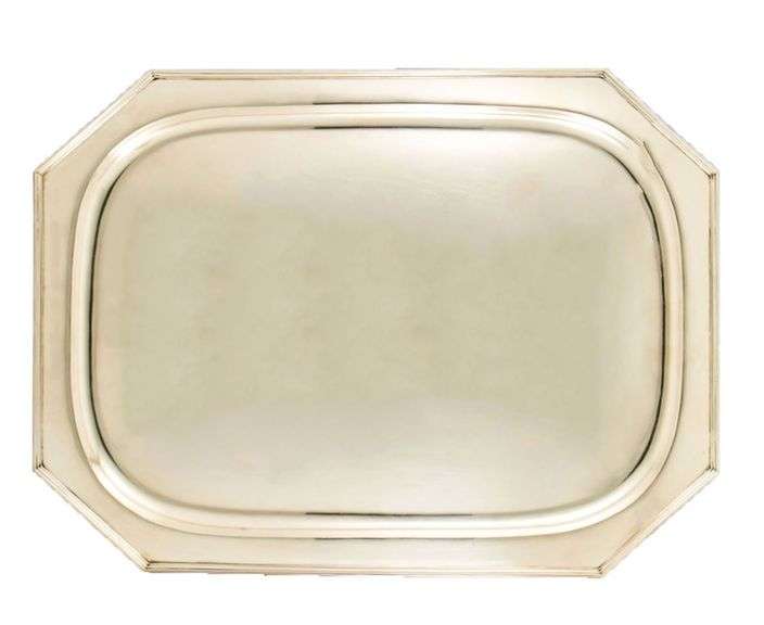 Antique Tiffany & Co. Cut Corner Tray in Sterling