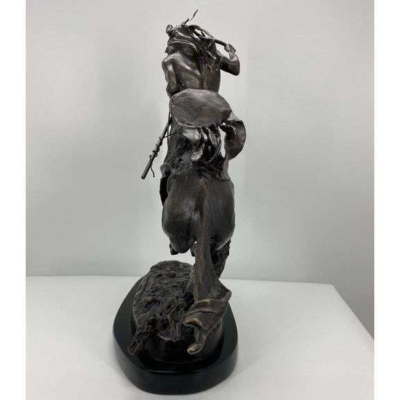 American Handmade Cheyenne Bronze Sculpture