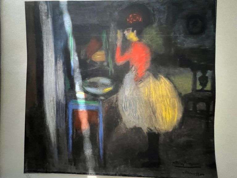 Original Lithograph from Picasso Les Bleus de Barcelona Picasso 1963 Portfolio