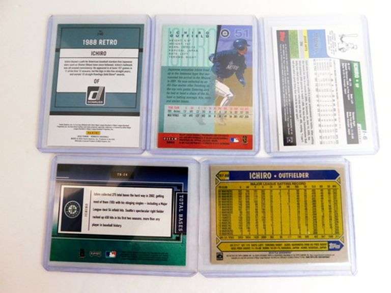 5 Ichiro Baseball Cards