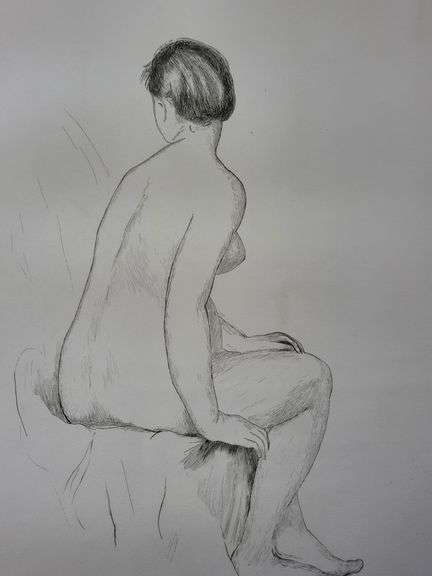 Investment! Very collectable remarkable limited edition Pierre-Auguste Renoir signed in the stone.