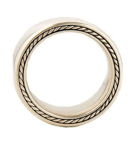 Gents David Yurman Streamline 11MM Polished Band Ring in Sterling