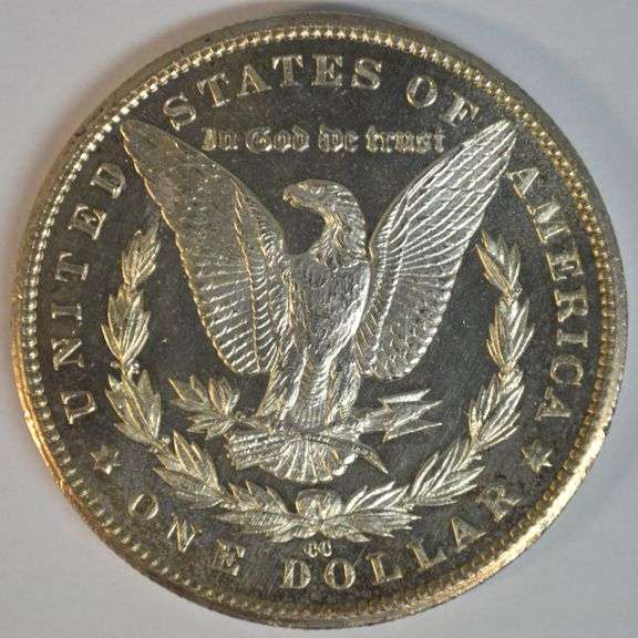 Deep Mirror Cameo Prooflike Near Gem BU 1885-CC Morgan Silver Dollar