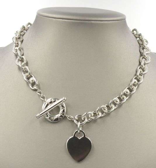 Tiffany & Co toggle necklace in 925 sterling silver