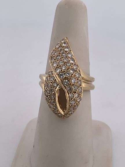 CERTIFIED BRAND NEW 14K YELLOW GOLD DIAMOND RING