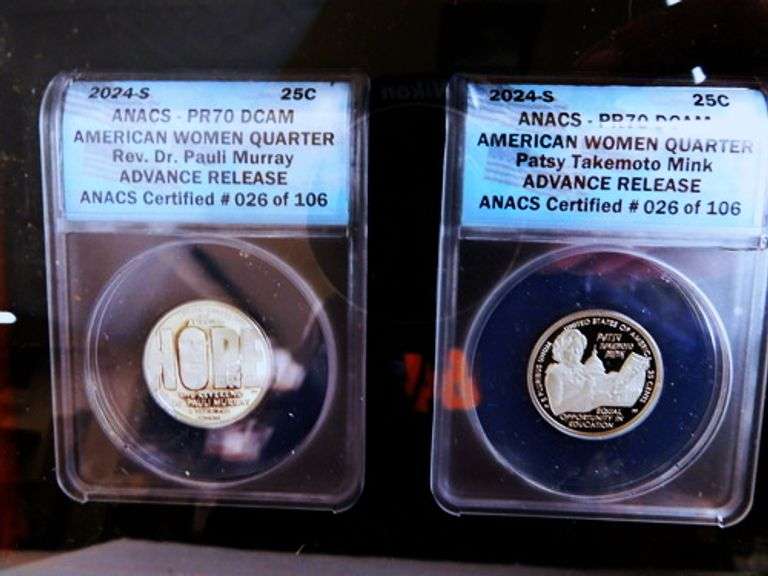 America Women 5 Quarter Set, 2024 Advance Release