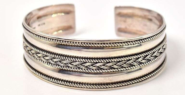 Cuff Bracelet in Sterling Silver