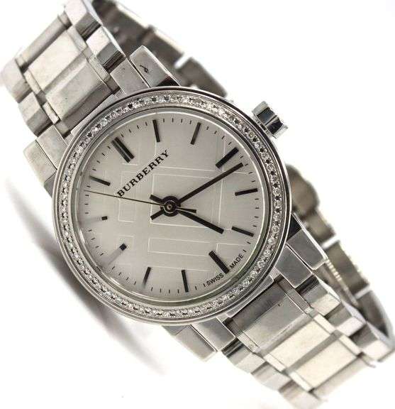 Burberry Petite diamond quartz watch
