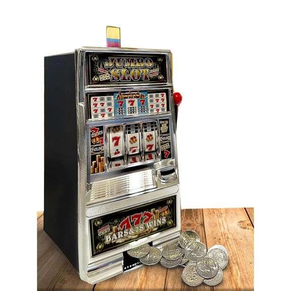 Jumbo Slot Machine Large Casino-Style Collectible