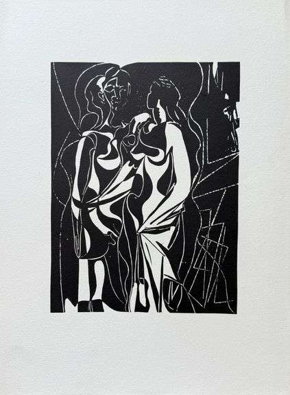 Highly Collectible Picasso Woodcut Circa 1955