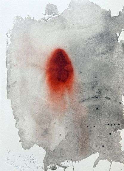 Highly Collectible and Rare Salvador Dali Original Lithograph from the 'Biblia Sacra' Suite