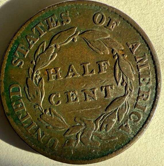 Showy 1826 Half Cent