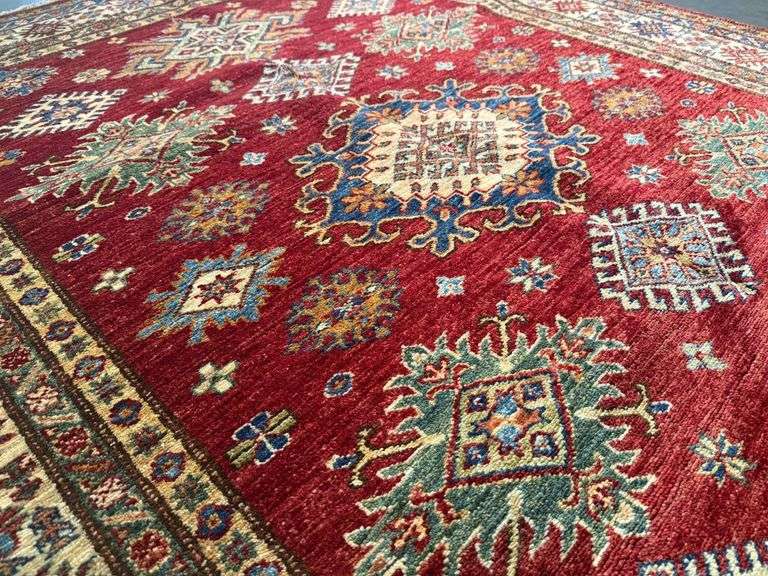 Exquisite Fine Super Kazak Rug  5.1x6.8
