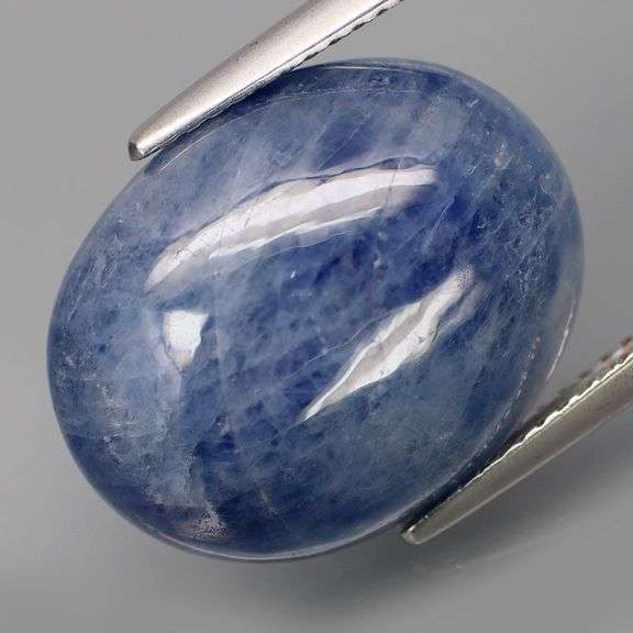 Stormy! 18.70ct Sapphire cabochon -Heated only!