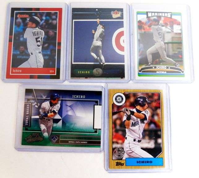 5 Ichiro Baseball Cards