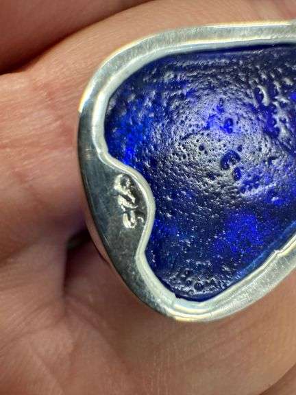 Sterling Silver 925 One of a Kind Dichroic Glass Pendant