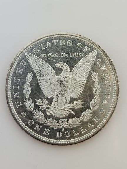 1880-S Morgan Silver Dollar, UNC