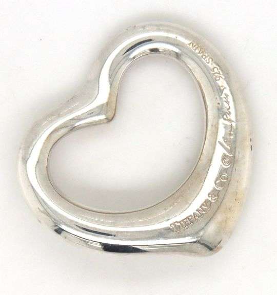 Tiffany & Co open heart pendant
