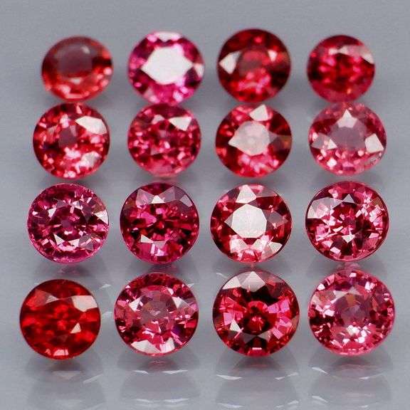 Brilliant 6.12ct violet pink Rhodolite Garnet set