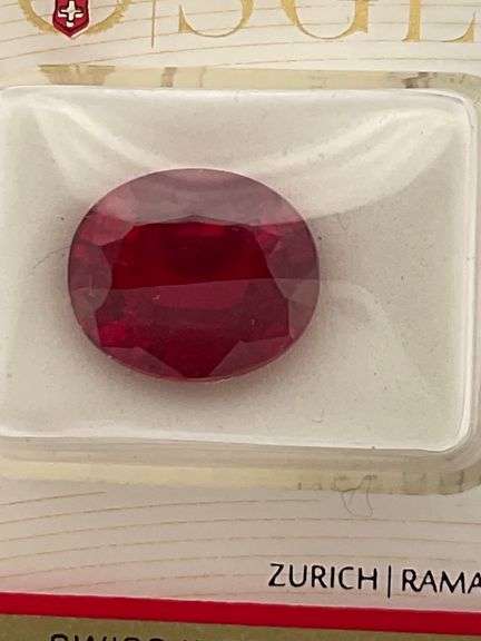 CERTIFIED 6.91 CARAT RUBY
